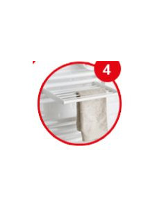 Barre Seche-Linge Chrome pour seche-serviettes tubes ronds DORIS TIMELIS 2012 ATLANTIC 850222