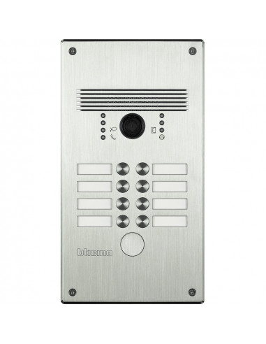 Platines monobloc antivandales à BP Linea 300 5 à 8 appels façade Alu BTICINO 308002