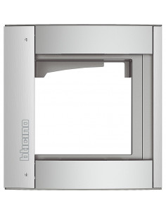 Châssis + cadre support Sfera New 1 module Allmetal BTICINO 350211