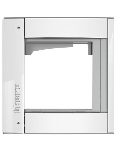 Châssis + cadre support Sfera New 1 module Allwhite BTICINO 350212
