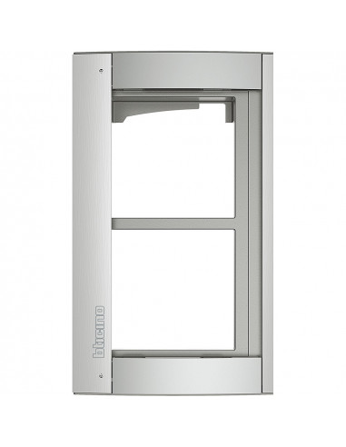 Châssis + cadre support Sfera New 2 modules Allmetal BTICINO 350221