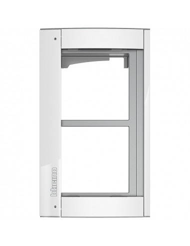Châssis + cadre support Sfera New 2 modules Allwhite BTICINO 350222