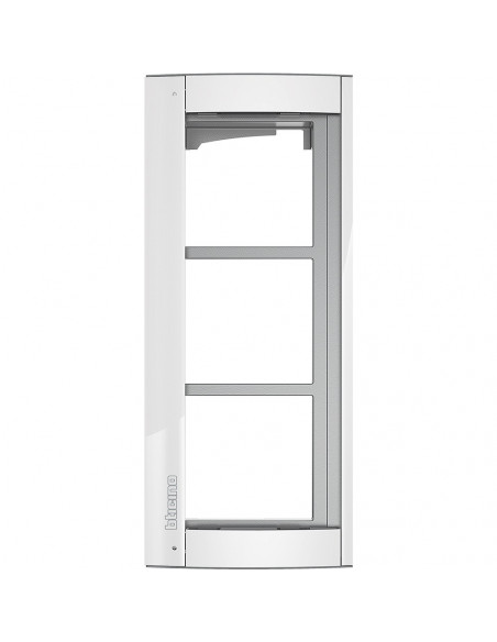 Châssis + cadre support Sfera New 3 modules Allwhite BTICINO 350232