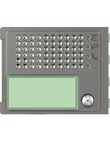 Façade Sfera Robur pour module électronique audio 1 appel BTICINO 351115