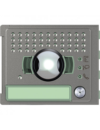 Façade Sfera Robur pour module électronique audio/vidéo 1 appel grand angle BTICINO 351315