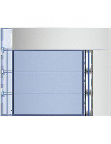Façade Sfera New pour module électronique audio 3 appels Allmetal BTICINO 352031