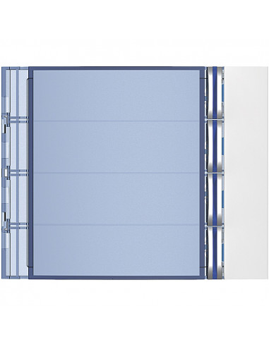 Façade Sfera New pour module électronique audio 4 appels Allwhite BTICINO 352042