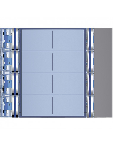 Façade Sfera New pour module électronique audio 8 appels/2 rangées Allstreet BTICINO 352183