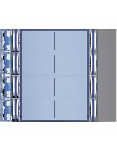 Façade Sfera New pour module électronique audio 8 appels/2 rangées Allstreet BTICINO 352183