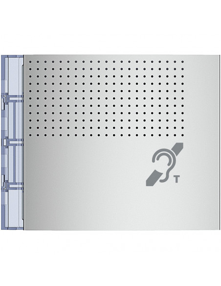 Façade Sfera New pour module boucle inductive et synthèse vocale Allmetal BTICINO 352701