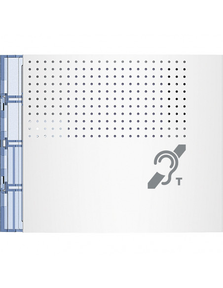 Façade Sfera New pour module boucle inductive et synthèse vocale Allwhite BTICINO 352702