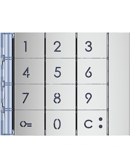 Façade Sfera New pour module électronique clavier Allmetal BTICINO 353001