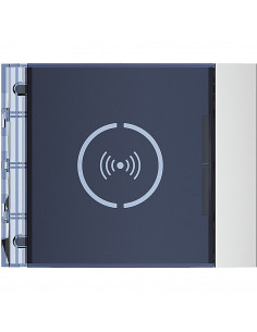 Façade Sfera New pour module électronique lecteur de badge Allmetal BTICINO 353201
