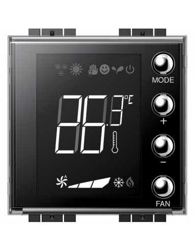 Thermostat avec écran Livinglight MyHOME BUS BTICINO LN4691