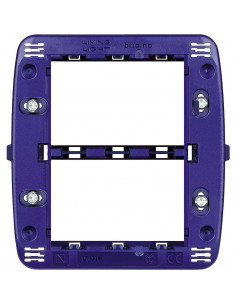 Support à vis pour plaques Livinglight 3+3 modules BTICINO LN4726