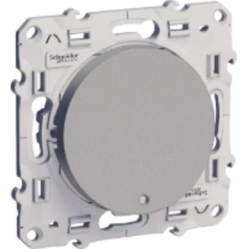 Odace poussoir lumineux 10 A à vis LED bleu 0 15 mA localisation SCHNEIDER