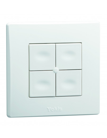 TELECOMMANDE MURALE 4 TOUCHES POWER YOKIS TLM4T45P 5454421