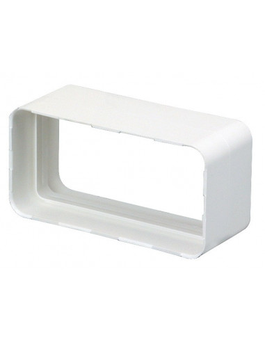 Rd 55 X 110 J Raccord Droit Rectangulaire Plastique Rigide Avec Joint 55 X 110 ATLANTIC 460050
