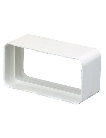 Rd 55 X 110 J Raccord Droit Rectangulaire Plastique Rigide Avec Joint 55 X 110 ATLANTIC 460050