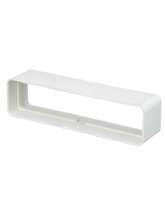 Rd 55X220 J Raccord Droit Rectangulaire Plastique Rigide Avec Joint 55 X 220 ATLANTIC 460051