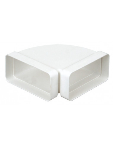 Ch 55 X 110 J Coude Horizontal 90° Rectangulaire Section 55 X 110 Avec Joint ATLANTIC 460058