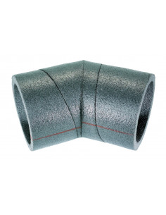 C 45 160 Pe Cr Coude En Pee A 45° Pour Reseaux Clip & Go Diametre 160 ATLANTIC 461003