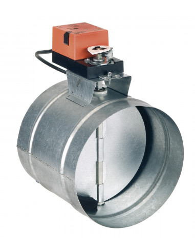 Rag 400 Mot230V Registre Antigel Motorise Etanche 2 Positions Diametre 400 ATLANTIC 524625