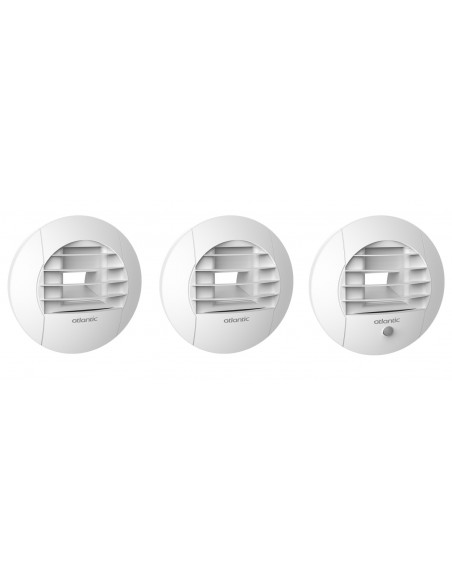 Pack Elec 230V 3 Bouches Hygro B T3/7 Manchons Griffes ATLANTIC 526033
