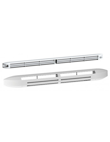 Entree D'Air Hygro Compacte 5/45 avec Grille Facade Attenuation 34Db Blanc ATLANTIC 526602