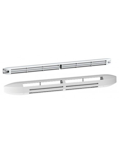 Entree D'Air Hygro Compacte 5/45 avec Grille Façade Attenuation 34Db Gris ATLANTIC 526608