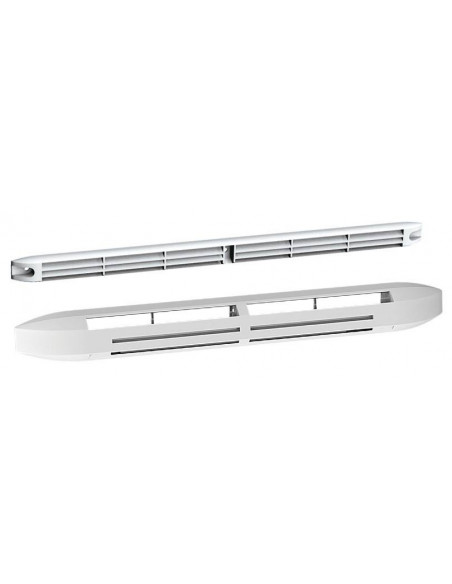 Entree D'Air Hygro Compacte 5/45 avec Grille Façade Attenuation 34Db Gris ATLANTIC 526608
