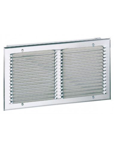 Gae10 600X300 Grille Ext.Alu Pas 10Mm600X300 ATLANTIC 528416