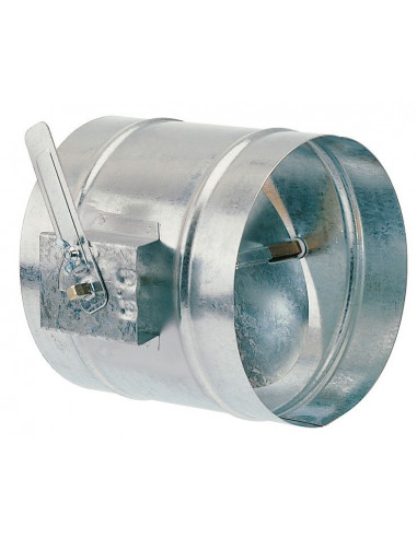 Rr 125 J Registre De Reglage Galvanise A Joints Commande Manuelle Diametre 125 ATLANTIC 530350