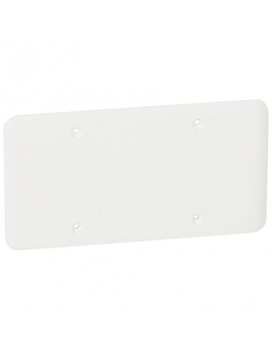 Couvercle universel Batibox pour boîte Batibox 2 postes 155x85mm LEGRAND 080182