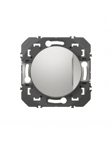 INTERRUPTEUR OU VA ET VIENT AVEC FONCTION VOYANT LUMINEUX ALU COMPOSABLE DOOXIE LEGRAND 095232