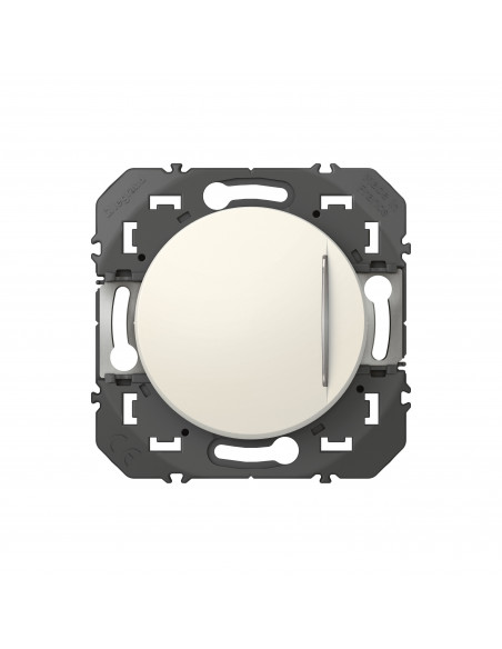 Poussoir simple avec voyant lumineux Dooxie 6A 250V~ finition blanc LEGRAND 600016