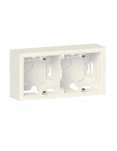 CADRE SAILLIE 2 POSTES BLANC DOOXIE LEGRAND 600042