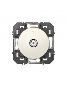 PRISE TV TYPE F BLINDEE BLANC DOOXIE LEGRAND 600350