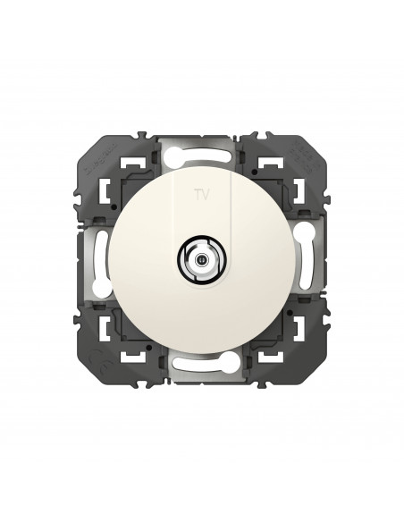 PRISE TV TYPE F BLINDEE BLANC DOOXIE LEGRAND 600350