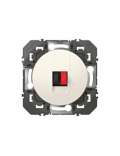 Prise haut-parleur simple dooxie finition blanc LEGRAND 600381 2