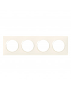 PLAQUE 4 POSTES BLANC DOOXIE LEGRAND 600904