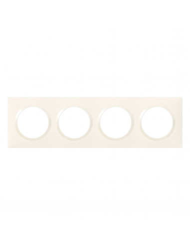 PLAQUE 4 POSTES BLANC DOOXIE LEGRAND 600904