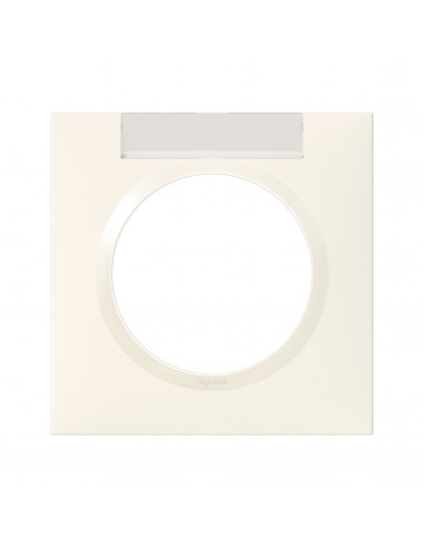 PLAQUE 1 POSTE PORTE ETIQUETTE BLANC DOOXIE LEGRAND 600942
