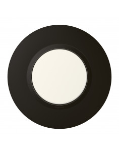 PLAQUE DECO 1 POSTE NOIR VELOUR DOOXIE LEGRAND 600976