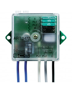 Interface de contact MyHOME BUS 2 contacts module basic BTICINO 3477 2