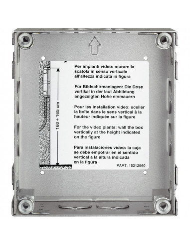 Boîtier à encastrer anti arrachement Sfera Robur 1 module BTICINO 350110