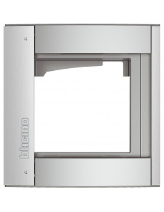 Châssis + cadre support Sfera New 1 module Allmetal BTICINO 350211 2