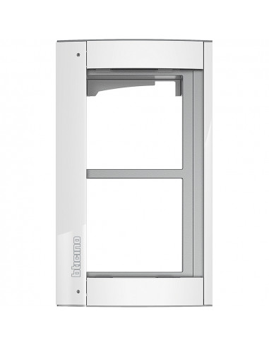 Châssis + cadre support Sfera New 2 modules Allwhite BTICINO 350222
