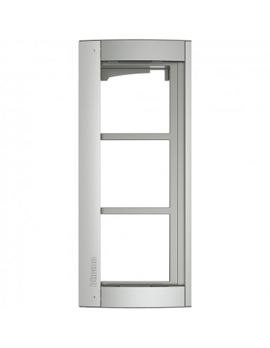 Châssis avec cadre support Sfera New 3 modules Allmetal BTICINO 350231