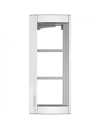 Châssis + cadre support Sfera New 3 modules Allwhite BTICINO 350232